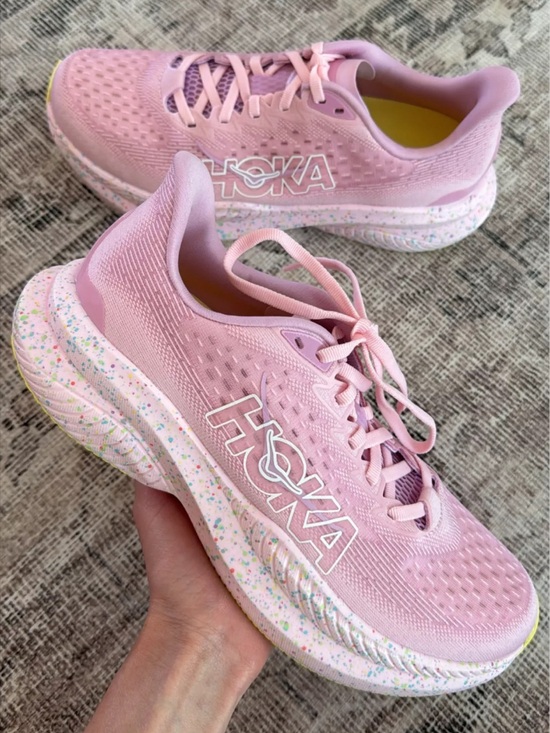 Hoka One One Shoes - Hoka Mach 5 Pink Lemonade Twilight US 8